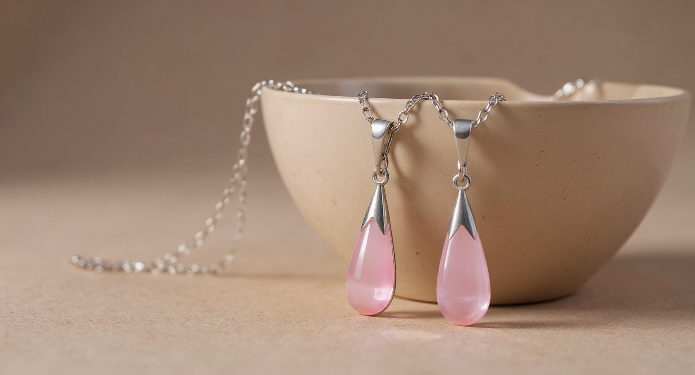 Solenne Moonstone Teardrop Pendant Set - collection banner