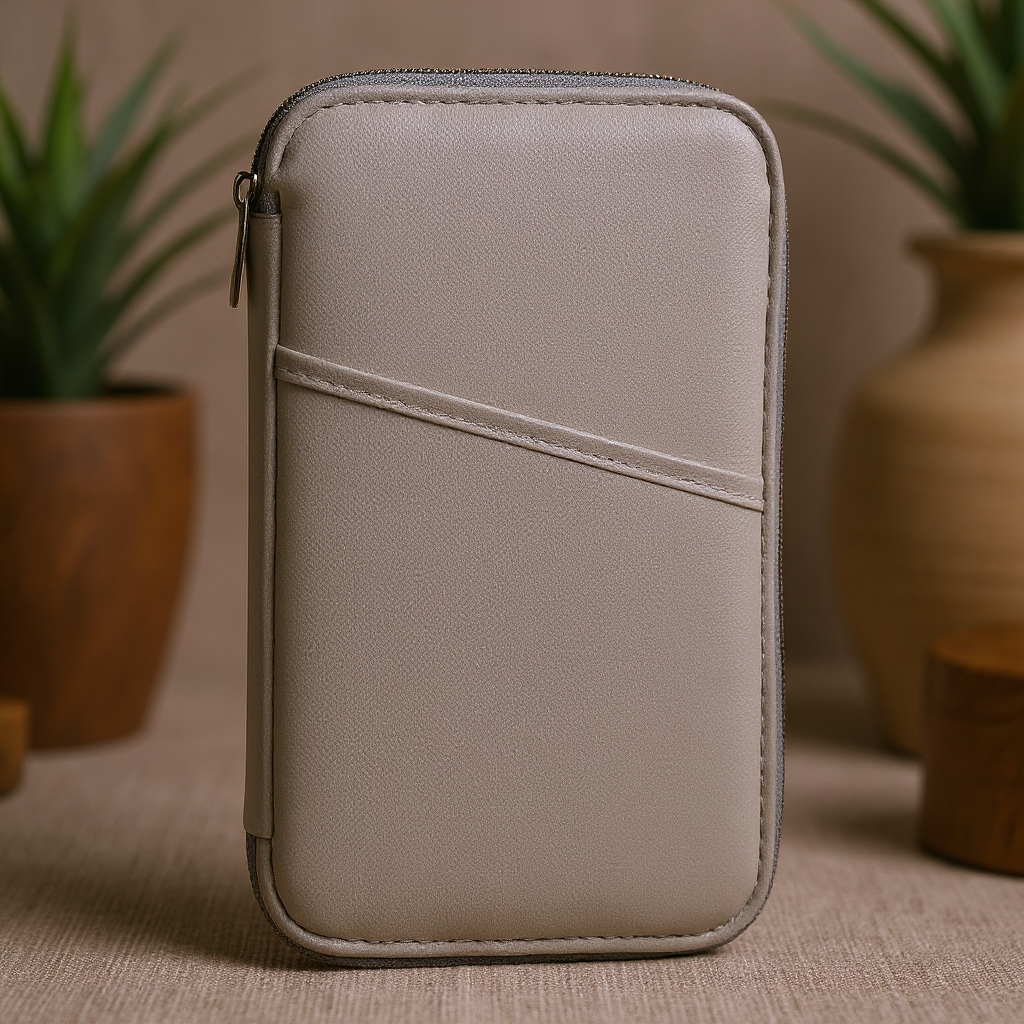 Solenne Travel Passport Document Wallet - detail