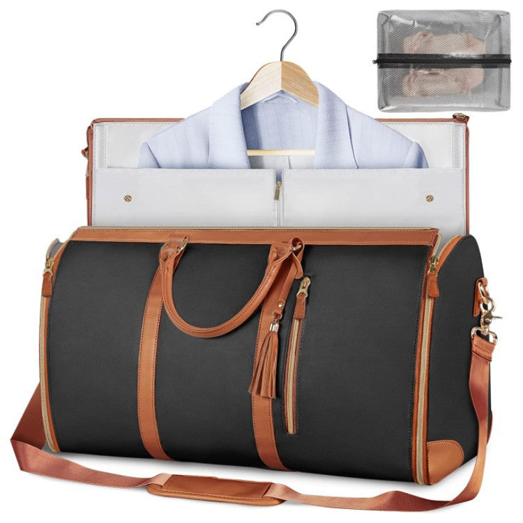 Weekender travel duffle bag by Solenne, detail