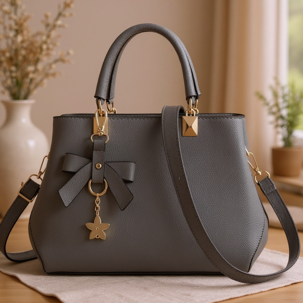 Solenne Bowtie Top-Handle Crossbody Satchel - scale