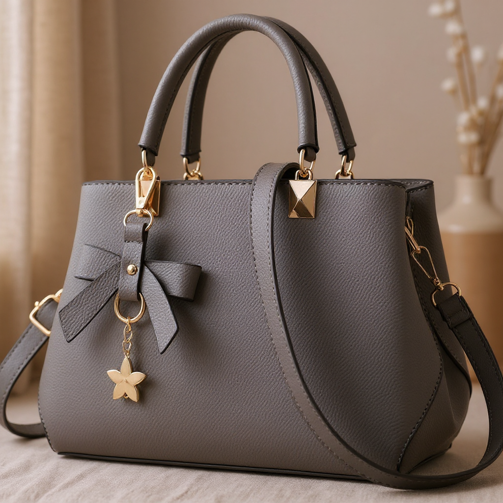 Solenne Bowtie Top-Handle Crossbody Satchel - detail