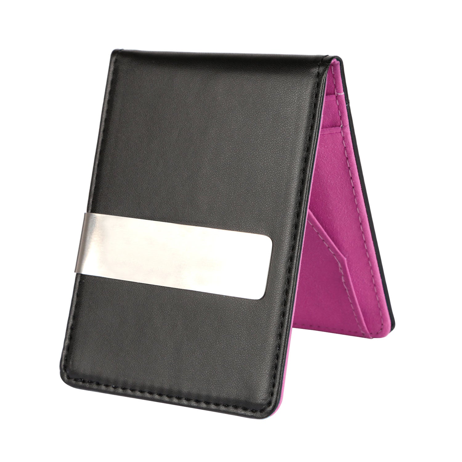 Slim RFID card holder wallet by Solenne, close-up