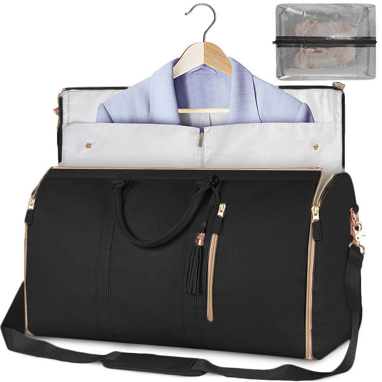 Weekender travel duffle bag by Solenne, interior