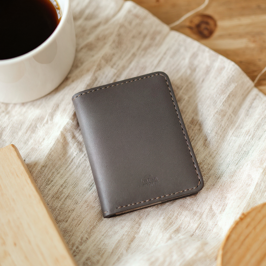 Solenne Slim RFID Card Holder Wallet - flatlay