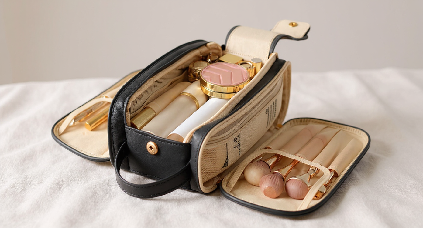 Solenne Flat-Open Travel Toiletry Organizer Bag - collection banner