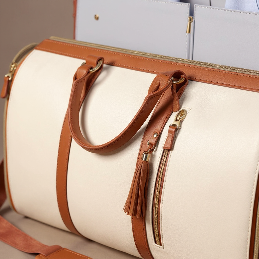 Solenne Weekender Travel Duffle Bag - detail