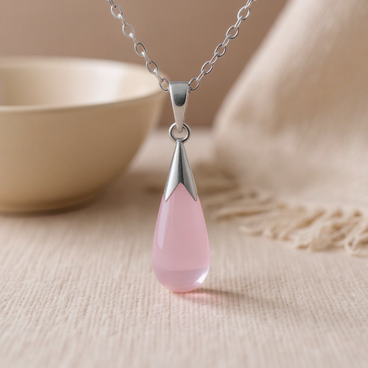 Solenne Moonstone Teardrop Pendant Set - hero
