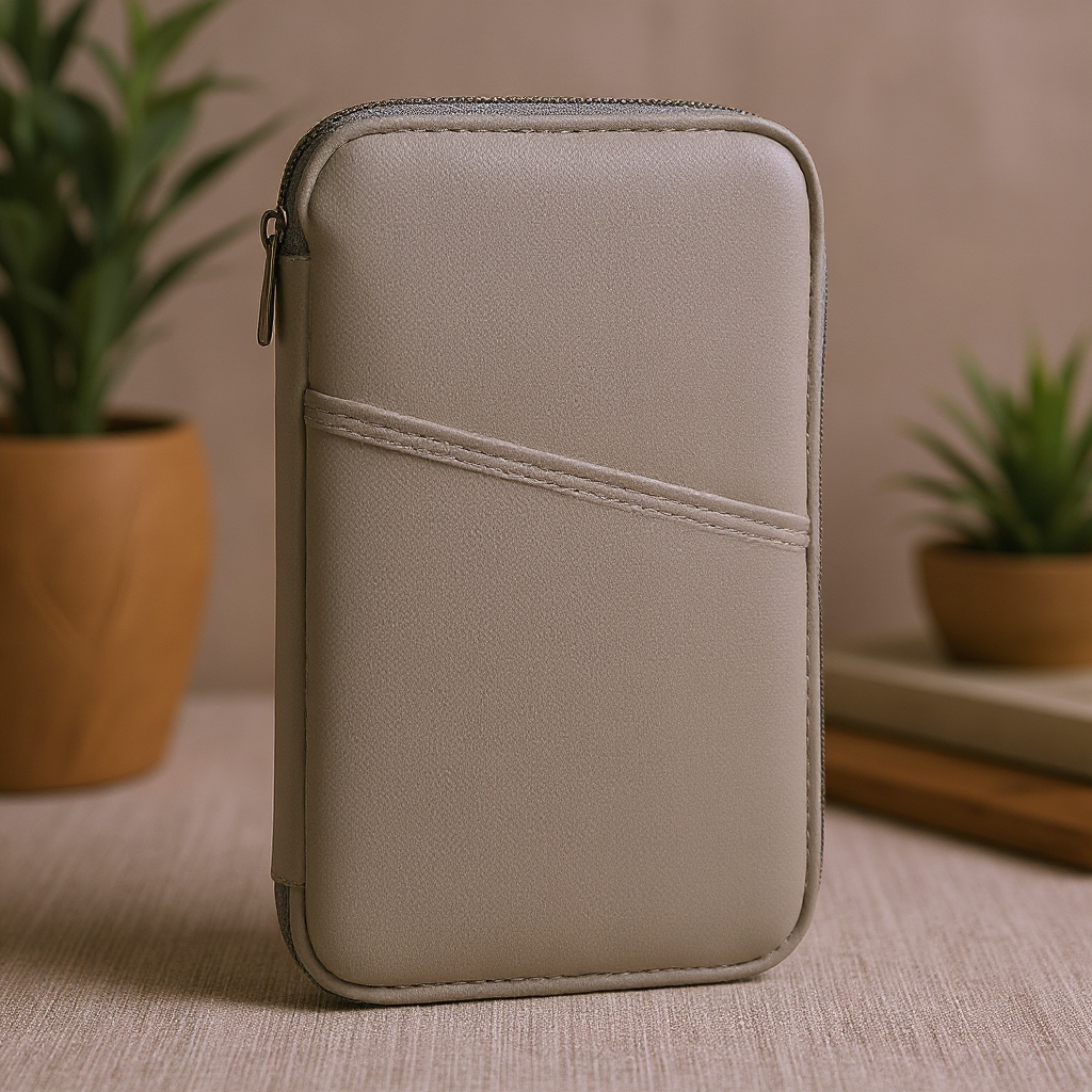 Solenne Travel Passport Document Wallet - scale